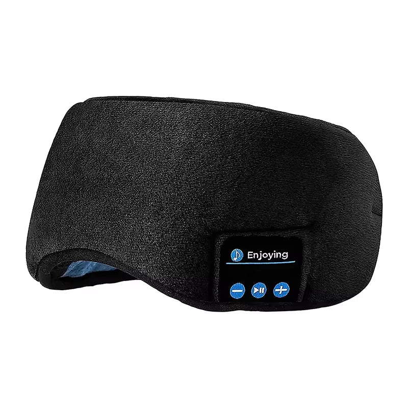 3D Eye Mask Music Play Sleeping Headphones with Built-In HD Speaker Mask for Sleep Headphones Bluetooth